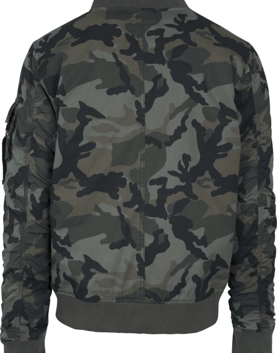 Мъжко камуфлажно яке тип бомбър Urban Classics wood camo, Urban Classics, Якета - Complex.bg