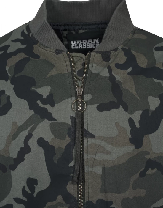 Мъжко камуфлажно яке тип бомбър Urban Classics wood camo, Urban Classics, Якета - Complex.bg