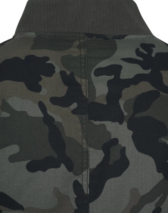 Мъжко камуфлажно яке тип бомбър Urban Classics wood camo, Urban Classics, Якета - Complex.bg