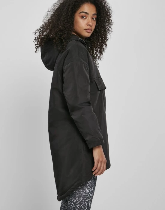 Дамско яке в черно от Urban Classics Long Oversized Pull Over, Urban Classics, Якета - Complex.bg