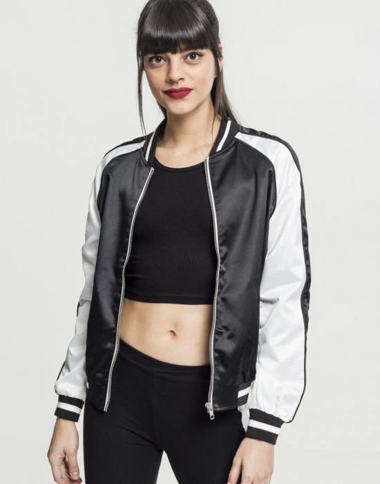 Дамско яке в черно и бяло от Urban Classics Ladies 3-Tone Souvenir, Urban Classics, Якета - Complex.bg