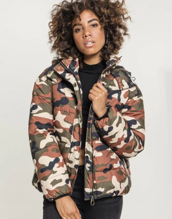Дамско камуфлажно яке Urban Classics rustycamo, Urban Classics, Якета - Complex.bg