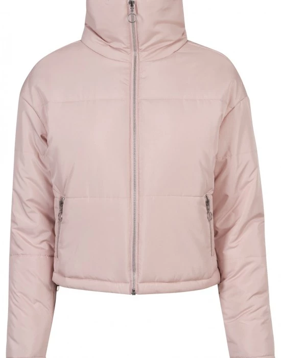 Дамско яке Urban Classics High Neck в розов цвят, Urban Classics, Якета - Complex.bg