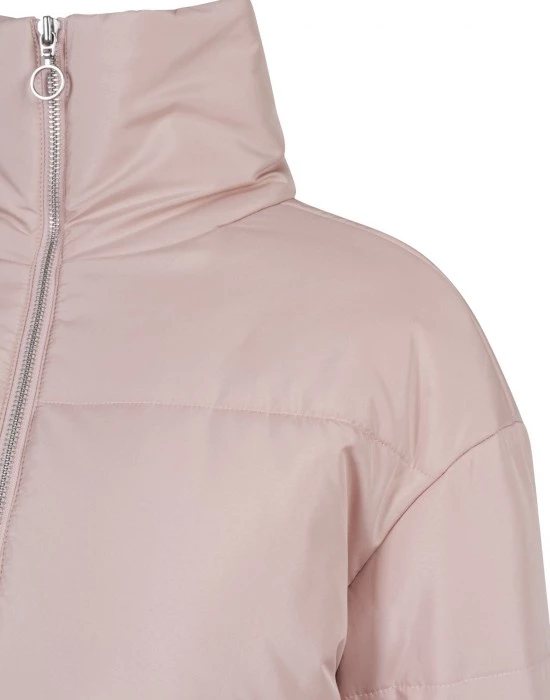 Дамско яке Urban Classics High Neck в розов цвят, Urban Classics, Якета - Complex.bg