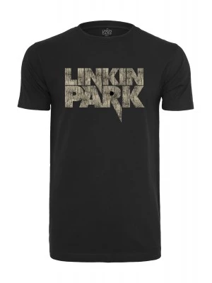 Мъжка тениска Merchcode Linkin Park Distressed Logos в черен цвят