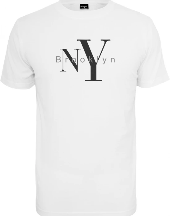 Бяла мъжка тениска Mister Tee NY Brooklyn, Mister Tee, Тениски - Complex.bg