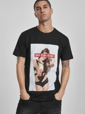 Мъжка черна тениска Mister Tee Drop It 