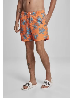 Мъжки бански в оранжево Floral