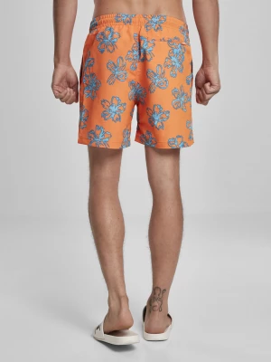 Мъжки бански в оранжево Floral