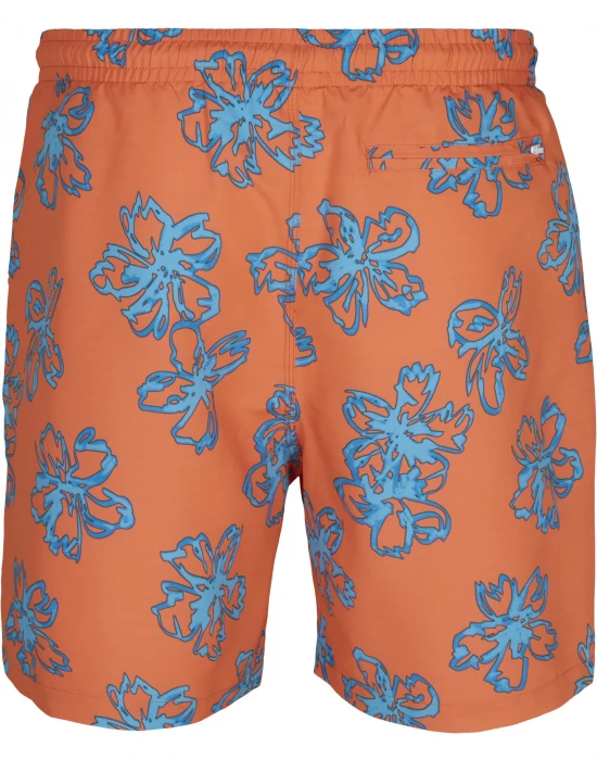 Мъжки бански в оранжево Floral, Urban Classics, Жени - Complex.bg