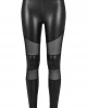 Дамски клин в черно от Urban Classics Ladies Tech Mesh Faux Leather, Urban Classics, Клинове - Complex.bg