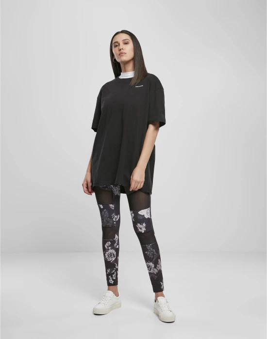 Дамски клин в черно от Urban Classics Ladies Tech Mesh AOP, Urban Classics, Клинове - Complex.bg