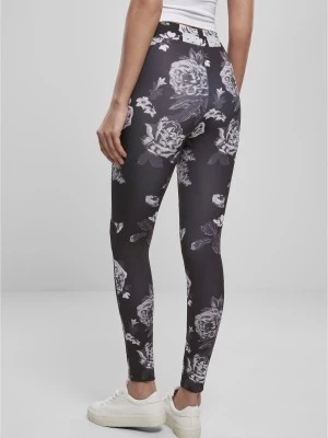 Дамски клин в черно от Urban Classics Ladies Tech Mesh AOP 