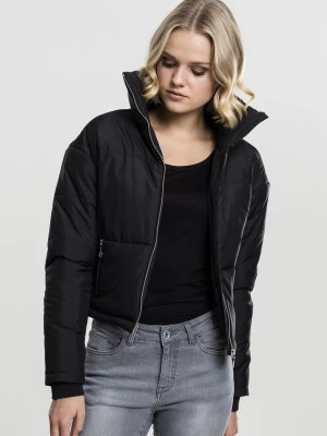 Дамско яке Urban Classics High Neck в черен цвят