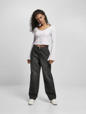 Дамски дънки в черен цвят Urban Classics стил 90-те
