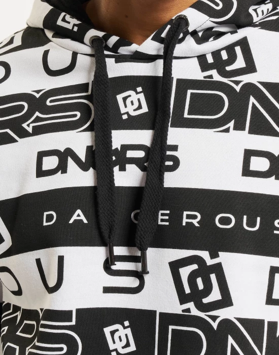 Мъжки анцуг в черно и бяло Dangerous DNGRS Oversized, Dangerous DNGRS, Мъже - Complex.bg