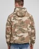 Ветровка с подплата в камуфлажен цвят Brandit Fleece Pull Over Windbreaker light woodland, Brandit, Ветровки - Complex.bg