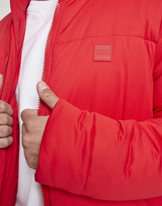 Мъжко яке в червено от Urban Classics Boxy Puffer, Urban Classics, Якета - Complex.bg