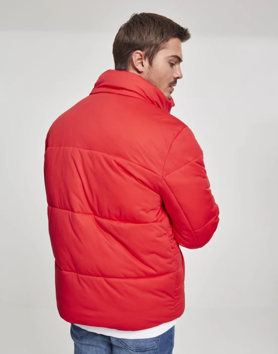 Мъжко яке в червено от Urban Classics Boxy Puffer, Urban Classics, Якета - Complex.bg
