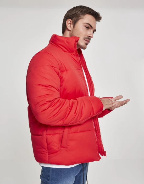 Мъжко яке в червено от Urban Classics Boxy Puffer, Urban Classics, Якета - Complex.bg