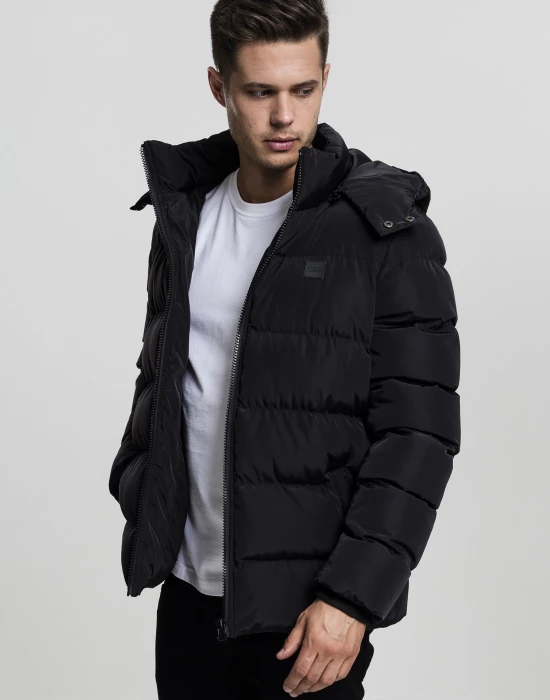 Мъжко зимно яке Urban Classics в черен цвят, Urban Classics, Якета - Complex.bg