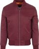 Мъжко яке тип бомбър Urban Classics burgundy в бордо, Urban Classics, Якета - Complex.bg