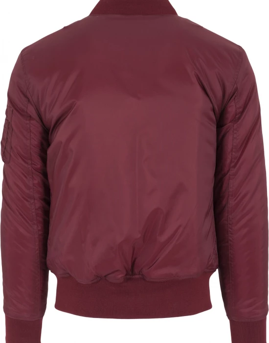 Мъжко яке тип бомбър Urban Classics burgundy в бордо, Urban Classics, Якета - Complex.bg
