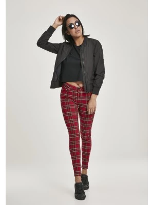 Дамски кариран панталон Urban Classics Ladies Skinny Tartan Pants 