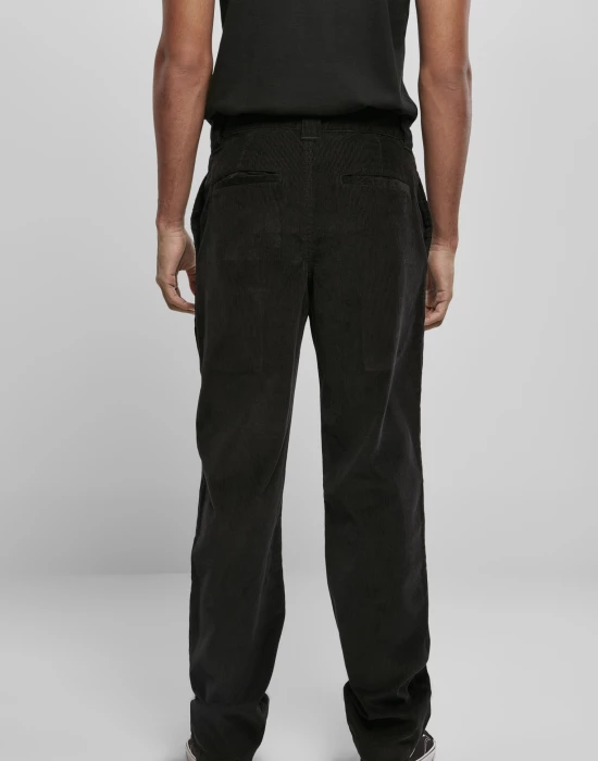 Мъжки панталон в черно Urban Classics Corduroy Workwear, Urban Classics, Панталони - Complex.bg