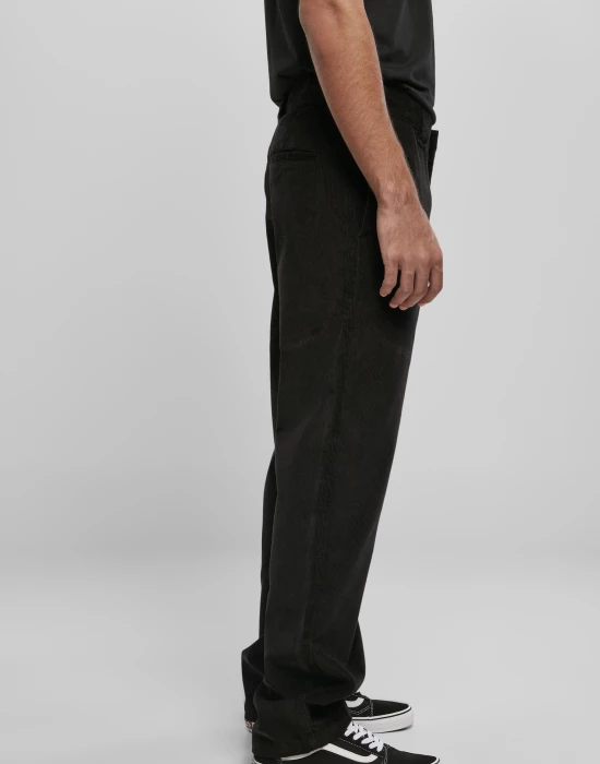 Мъжки панталон в черно Urban Classics Corduroy Workwear, Urban Classics, Панталони - Complex.bg