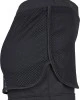 Дамски двуслойни мрежести къси панталони в черно Urban Classics Ladies Double Layer Mesh Shorts, Urban Classics, Панталони - Complex.bg