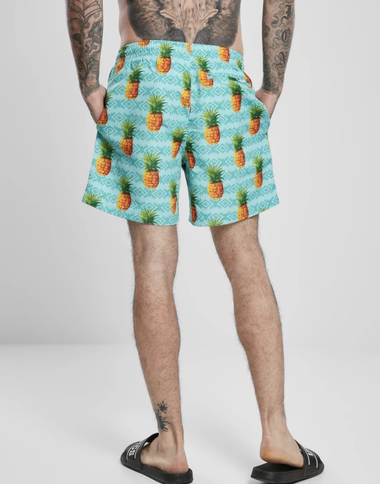 Мъжки плувни шорти Urban Classics, pineapple aop, Urban Classics, Мъже - Complex.bg