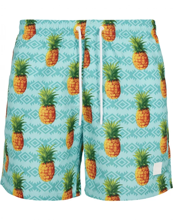 Мъжки плувни шорти Urban Classics, pineapple aop, Urban Classics, Мъже - Complex.bg