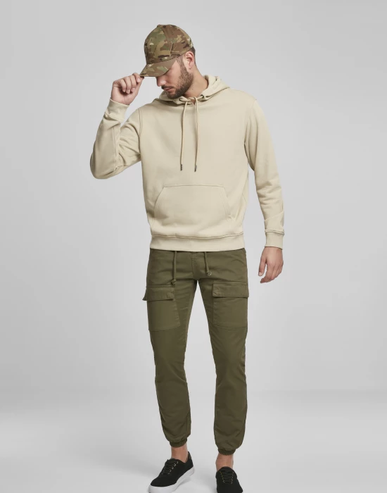 Мъжки суичър в бежово Urban Classics Basic Terry Hoodie, Urban Classics, Суичъри - Complex.bg