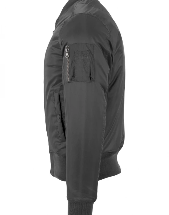 Мъжко тъмносиво яке тип бомбър Urban Classics cool grey, Urban Classics, Якета - Complex.bg