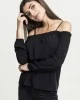 Дамска блуза с голи рамене Urban Classics в черен цвят, Urban Classics, Блузи - Complex.bg