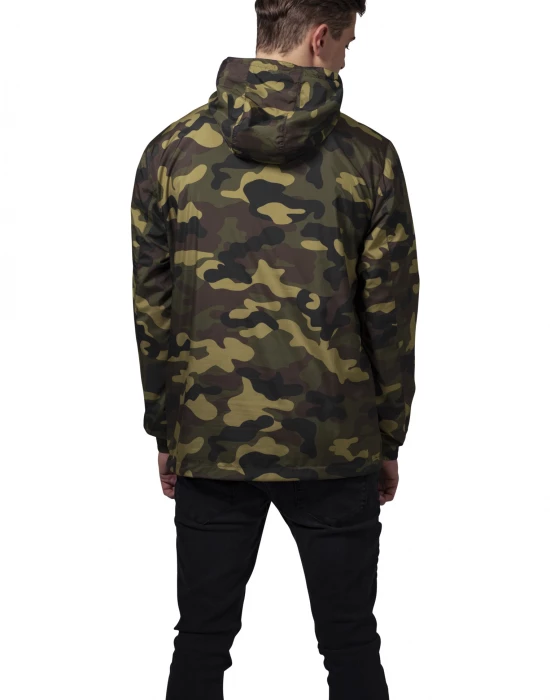 Мъжко яке ветровка в камуфлаж Urban Classics woodcamo, Urban Classics, Якета - Complex.bg