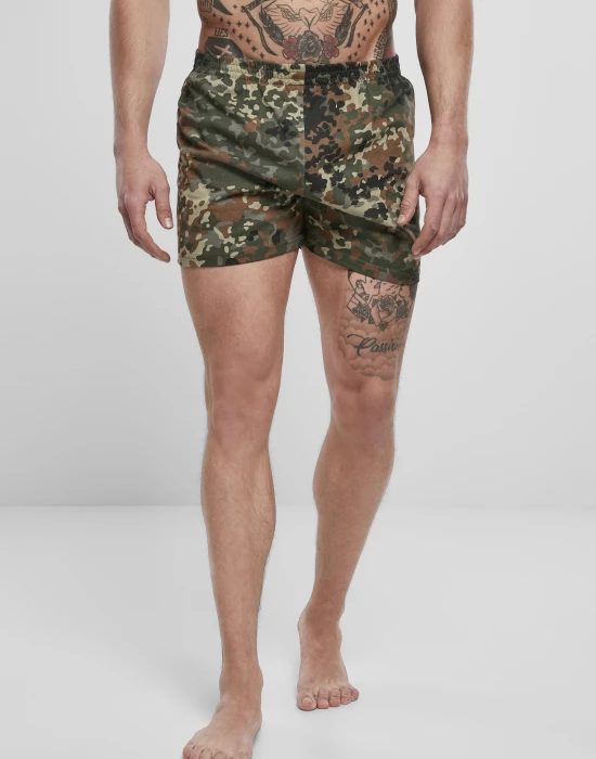 Боксерки в камуфлажен цвят Brandit Boxershorts flecktarn, Brandit, Мъже - Complex.bg
