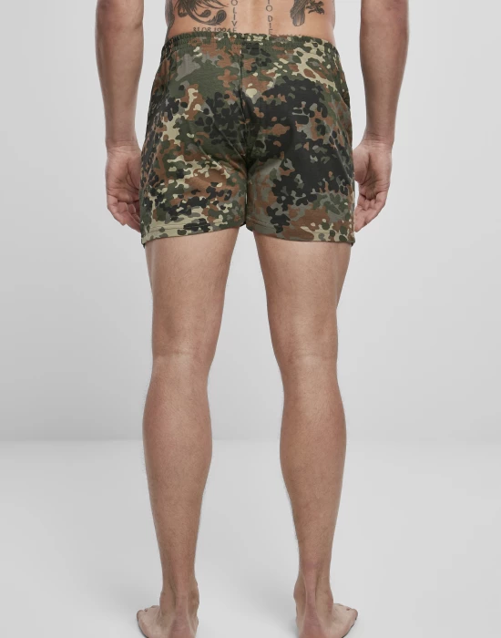 Боксерки в камуфлажен цвят Brandit Boxershorts flecktarn, Brandit, Мъже - Complex.bg