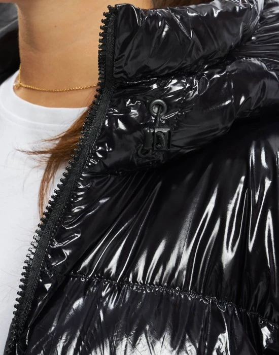 Зимно широко яке в черен цвят UNISEX DEF Jacket Shiny, DEF, Якета - Complex.bg