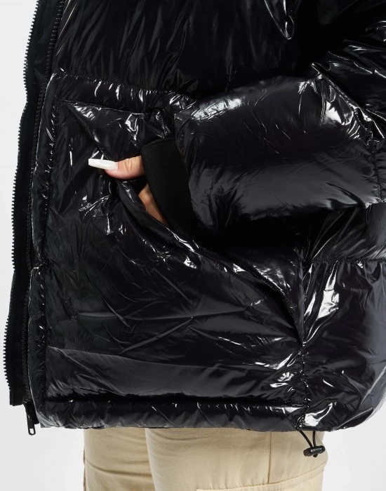 Зимно широко яке в черен цвят UNISEX DEF Jacket Shiny, DEF, Якета - Complex.bg