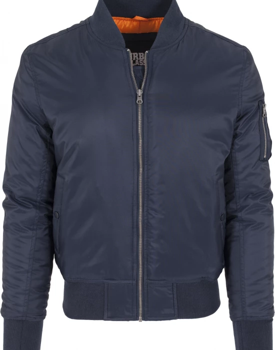 Мъжко тъмносиньо яке тип бомбър Urban Classics navy, Urban Classics, Якета - Complex.bg