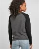 Дамска блуза в черно и сиво Ladies Contrast Longsleeve, Urban Classics, Блузи - Complex.bg