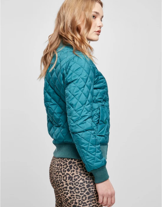 Дамско яке тип бомбър в син цвят Urban Classics Jacket, Urban Classics, Якета - Complex.bg
