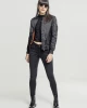 Дамско черно яке тип бомбър Urban Classics Basic, Urban Classics, Якета - Complex.bg