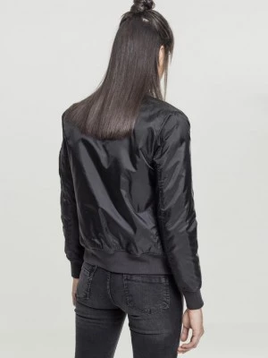 Дамско черно яке тип бомбър Urban Classics Basic