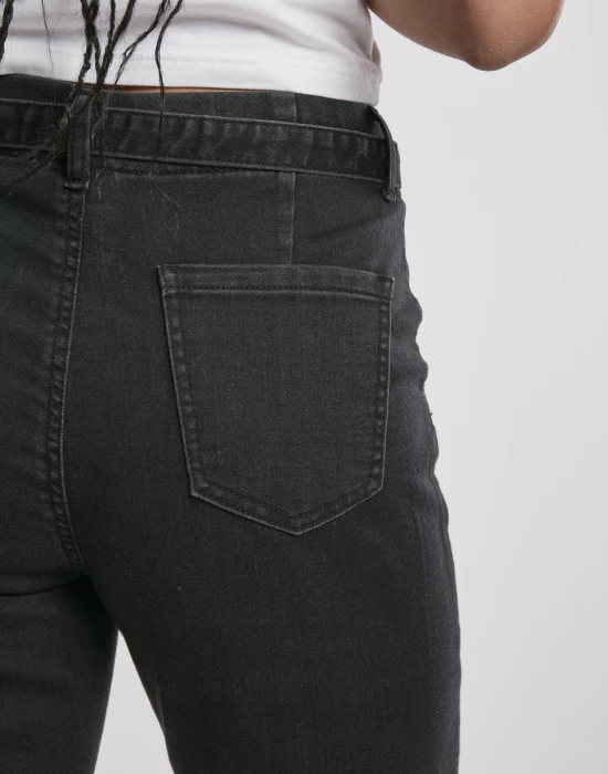 Дамски дънки в черно от Urban Classics Ladies High Waist Knitted Denim Chino, Urban Classics, Дънки - Complex.bg