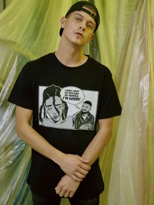 Мъжка тениска Mister Tee Sorry в черно