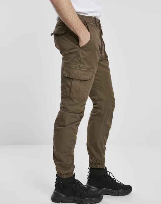 Мъжки карго панталони в цвят маслина Urban Classics Cargo Jogging Pants, Urban Classics, Панталони - Complex.bg