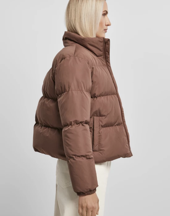Дамско яке в кафяв цвят Urban Classics Peached Puffer, Urban Classics, Якета - Complex.bg